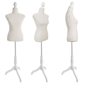 White wood mannequin